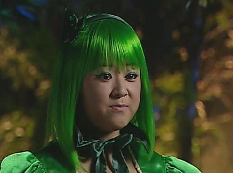 绿魔仙图片,神秘森林中的绿意精灵